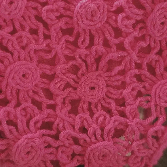 Party Dress Fuschia Tired Mini Crochet Festival Large Going Out - Picture 2 of 7